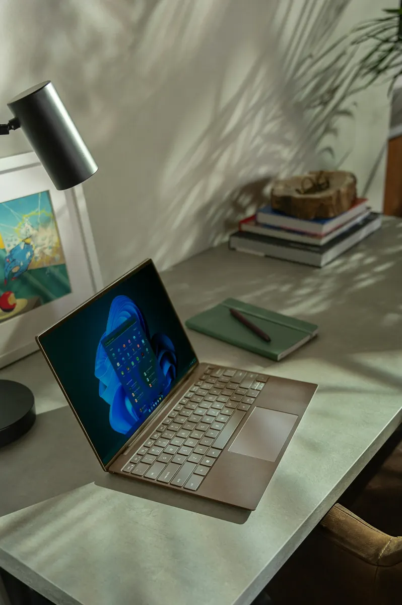 Laptop workspace representing tax and accounting technology support